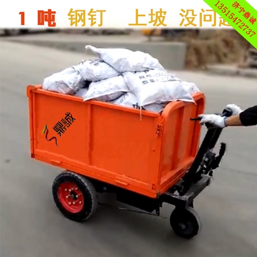 人騎功能多建筑工地小型運(yùn)輸車_新型翻斗車_電動(dòng)灰斗車