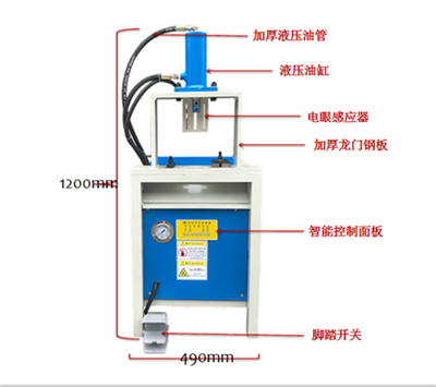 沖孔機(jī)不銹鋼沖孔沖弧口沖斷下料百葉窗打眼機(jī)